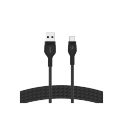 Belkin BoostCharge Pro Flex Braided USB-A To Lightning Cable, 1M/3.3FT, Black