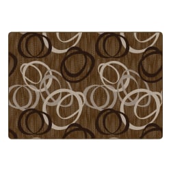 Flagship Carpets Duo Rectangular Rug, 8-1/3' x 12', Chocolate