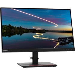Lenovo ThinkVision T24m-20 24" Class Webcam Full HD LCD Monitor - 16:9 - Raven Black - 23.8" Viewable - In-plane Switching (IPS) Technology - WLED Backlight - 1920 x 1080 - 16.7 Million Colors - 250 Nit - 4 ms - HDMI - DisplayPort - USB Hub