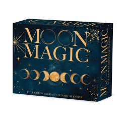 2026 Willow Creek Press Page-A-Day Daily Desk Calendar, 6-1/4" x 5-1/2", Moon Magic, January To December, 55205