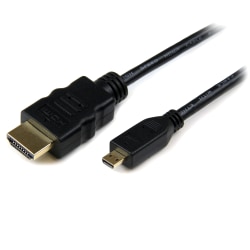 StarTech.com High-Speed HDMI To HDMI Micro Cable With Ethernet, 6'