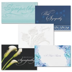 All Occasion Sympathy Cards With Envelopes, Assorted Styles, Various Sizes, Pack Of 25 Cards And Envelopes