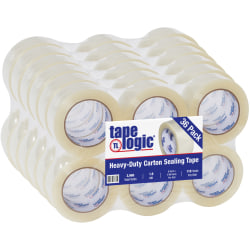 Tape Logic™ #700 Hot Melt Tape, 2" x 110 Yd., Clear, Case Of 36