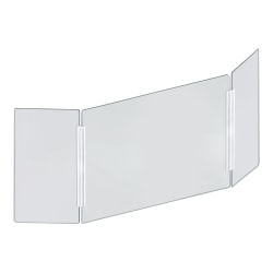 Azar Displays Cashier Shield, 53-1/2" x 23-1/2", Clear