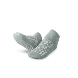 Medline Double-Tread Terrycloth Slippers, 2X, Gray, Pack Of 48 Pairs