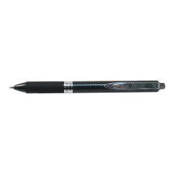 Pentel® Oh! Gel Retractable Gel Pen, Medium Point, 0.7 mm, Carbon Fiber Barrel, Black Ink