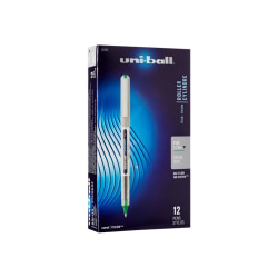 Uni-ball Vision - Rollerball pen - green - pigment ink - 0.7 mm - fine (pack of 12)