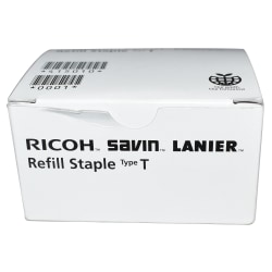 Ricoh® Staple Refill Cartridges, Type T, 1-3/4", 5,000 Per Cartridge, Pack Of 2 Cartridges
