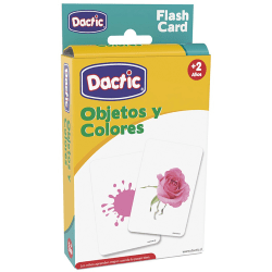 Dactic Colors And Shapes Flashcards, 5" x 13/16", All Ages, Set Of 56 Flashcards