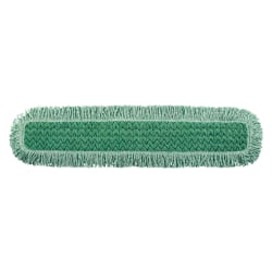 Rubbermaid® HYGEN™ Microfiber Dust Mops, 36" Head, Green, Pack of 6 Dust Mops