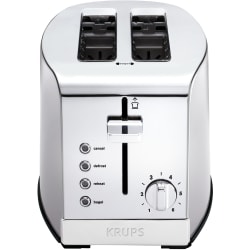Krups 2-Slice Toaster, Silver