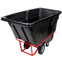 Rubbermaid Commercial 1250 lb Capacity Standard Duty Tilt Truck, 1250 lb Capacity, 33.50"W x 72.20"D x 43.80"H, Black