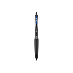 uniball™ 207 Plus+ Gel Pen, 0.7 mm Medium Conical Pen Point, Refillable, Retractable, Blue Ink, Gel-based, Nanofiber Ink, Black Metal Barrel, 1 Dozen