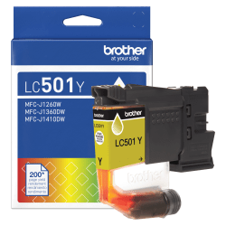 Brother Genuine LC501Y Standard Yield Yellow Ink Cartridge