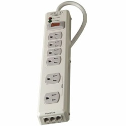Belkin® SurgeMaster™ Home Grade Surge Protector, 6 Outlets, 6-Foot Cord, 1045 Joules