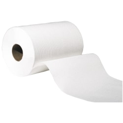 Genuine Joe Hardwound 1-Ply Paper Towels, 350' Per Roll, Pack Of 12 Rolls