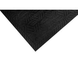 M+A Matting SuperScrape Plus Floor Mat, 36" x 120", Black