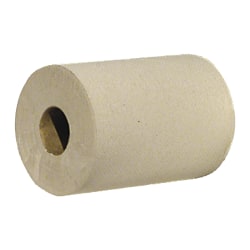 Genuine Joe Hardwound 1-Ply Paper Towels, 800' Per Roll, Brown, Pack Of 6 Rolls