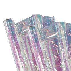 Creativity Street Iridescent Film, 36" x 12-1/2', Mother Of Pearl, Pack Of 2 Rolls