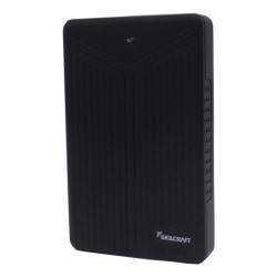SKILCRAFT® Portable External Hard Drive, 4TB, Black