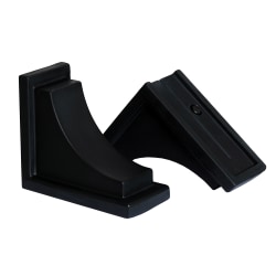 Mayne Nantucket Corbels, 7" x 3-15/16", Black, Pack Of 2 Corbels