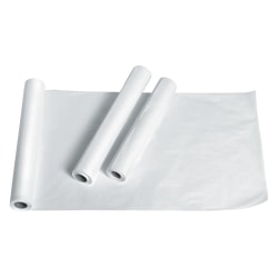 Medline Standard Smooth Exam Table Paper, 18" x 200', White, Pack Of 12