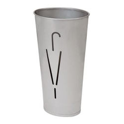 Alba PMRAINY Umbrella Stand, 23 5/8"H x 9"W x 9"D, Gray