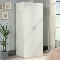 Sauder® Beginnings 33"W Storage Wardrobe Cabinet, White