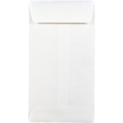 JAM PAPER® #5 Coin Envelopes, 2 7/8" x 5 1/4", White, Pack Of 25
