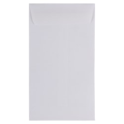 JAM Paper® Coin Envelopes, #6, Gummed Seal, White, Pack Of 25