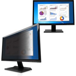 V7 27" Privacy Filter Matte, Glossy - For 27" Widescreen LCD Notebook, Monitor - 16:9 - Scratch Resistant, Damage Resistant