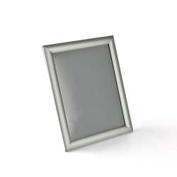 Azar Displays Steel Vertical/Horizontal Snap Frames, 11" x 8 1/2", Silver, Pack Of 10