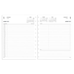 TUL® Discbound Daily Refill Pages, Letter Size, 2 Pages Per Day, January To December 2022, TULLTFLR-2PG