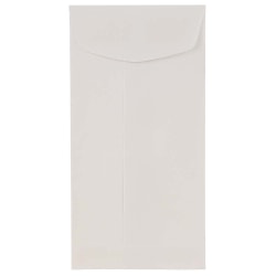 JAM Paper® Envelopes, Policy, #7 3/4, Gummed Seal, White, Pack Of 25