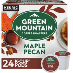 Green Mountain Coffee® Single-Serve K-Cups, Light Roast, Maple Pecan, Box Of 24 K-Cups
