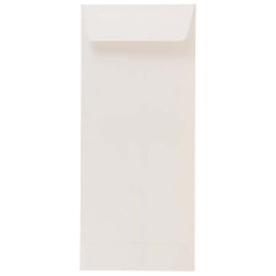 JAM Paper® #10 Policy Envelopes, Gummed Seal, White, Pack Of 25
