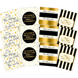 Barker Creek Art Prints, 8" x 10", Gold Collection, Set Of 12 Prints