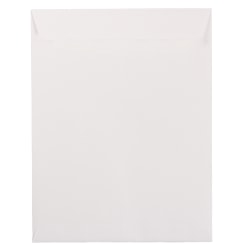 JAM Paper® Open-End 10" x 13" Catalog Envelopes, Gummed Closure, White, Pack Of 25