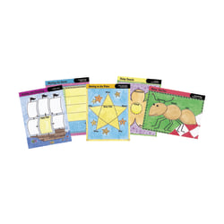 Barker Creek® Chart Set, Graphic Organizer 1, 17" x 22", Grades 2+, Pack Of 10