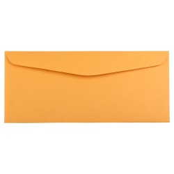JAM PAPER #14 Recycled Envelopes, 5 x 11 1/2, Brown Kraft Manila, 25/Pack