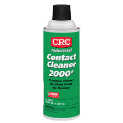 CRC Contact Cleaner 2000® Precision Cleaner, Tapered Cap, 13 Oz Can, Case Of 12