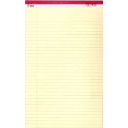 Mead® Legal Pad, 8-1/2" x 14", 50 Sheets, Canary