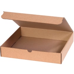 Partners Brand Literature Mailers 11 3/4" x 10 3/4" x 2 1/4", Kraft, Bundle of 50