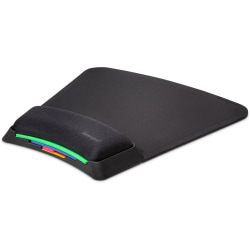 Kensington SmartFit Mouse Pad - Black - Gel - Stain Resistant, Odor Resistant, Skid Proof