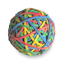 ACCO 275 Rubber Band Ball, Assorted Colors