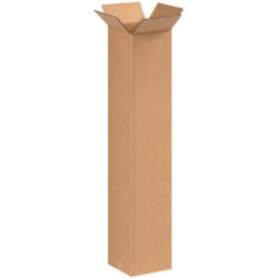 Office Depot® Brand Tall Corrugated Boxes 8" x 8" x 42", Bundle of 20