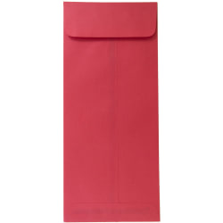 JAM PAPER #14 Policy Business Colored Envelopes, 5 x 11 1/2, Red Recycled, 25/Pack