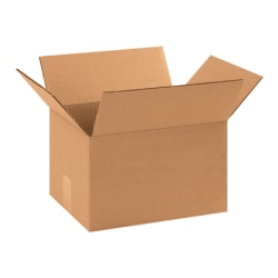 Partners Brand Corrugated Boxes 11 1/4" x 8 3/4" x 8", Kraft, Bundle of 25