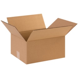 Office Depot Brand Heavy-Duty Boxes 12" x 10" x 6", Bundle of 25