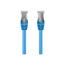 Belkin 3ft CAT6 Ethernet Patch Cable Snagless, RJ45, M/M, Blue - Patch cable - RJ-45 (M) to RJ-45 (M) - A3L980B03BLUS